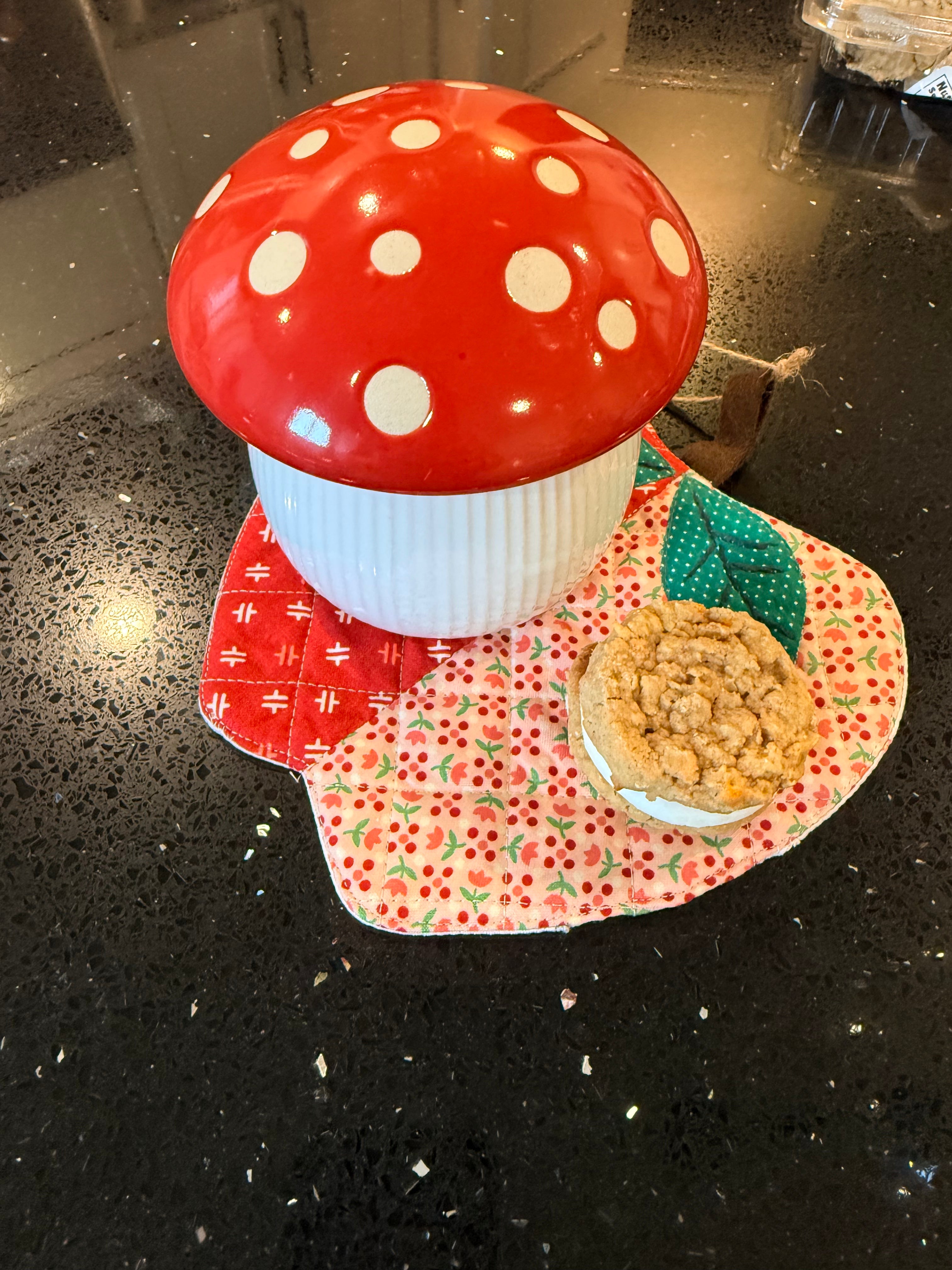 Mug Rug with Room for a Cookie